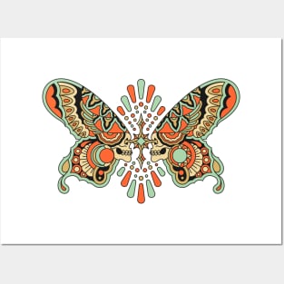 Skeleton Butterfly Posters and Art